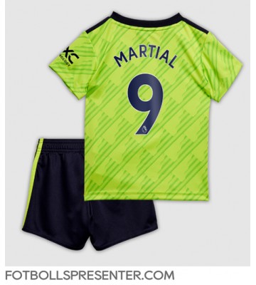 Manchester United Anthony Martial #9 Tredje tröja Barn 2022-23 Kortärmad (+ korta byxor)